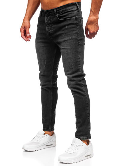 Bolf Herren Jeanshose slim fit Schwarz  6525