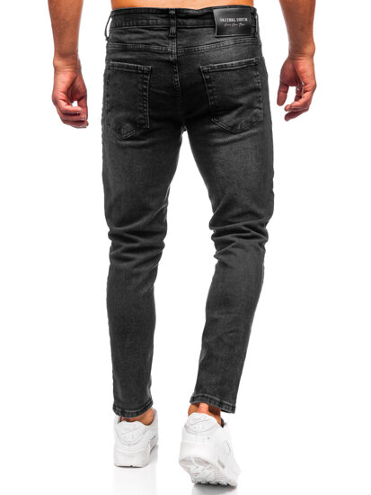 Bolf Herren Jeanshose slim fit Schwarz  6525