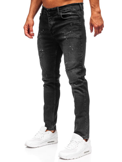 Bolf Herren Jeanshose slim fit Schwarz  6530