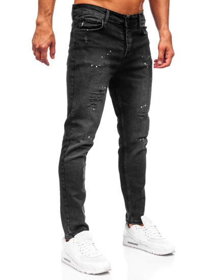 Bolf Herren Jeanshose slim fit Schwarz  6530