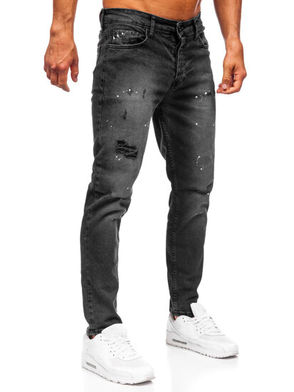 Bolf Herren Jeanshose slim fit Schwarz  6533