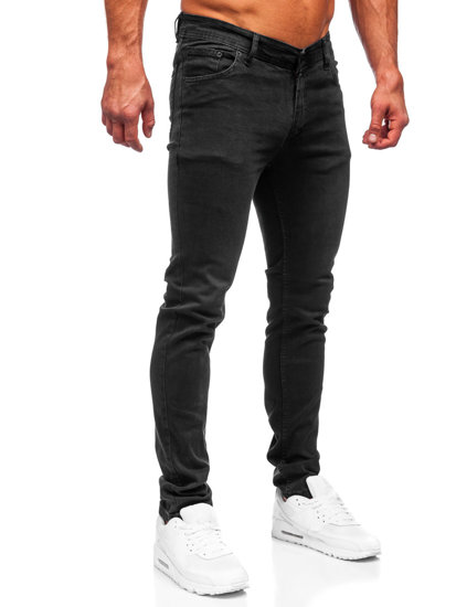 Bolf Herren Jeanshose slim fit Schwarz 6693S