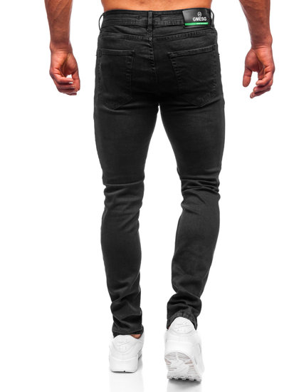 Bolf Herren Jeanshose slim fit Schwarz 6693S