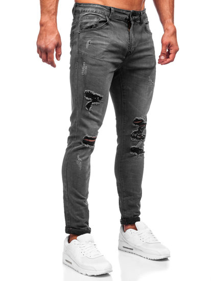 Bolf Herren Jeanshose slim fit Schwarz  KS2081