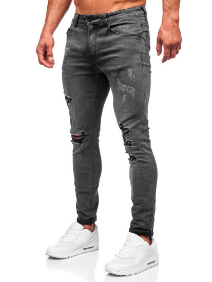 Bolf Herren Jeanshose slim fit Schwarz  KS2081