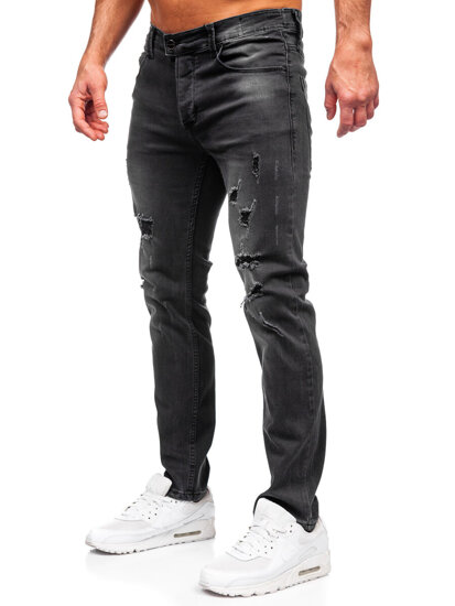 Bolf Herren Jeanshose slim fit Schwarz  MP0018N