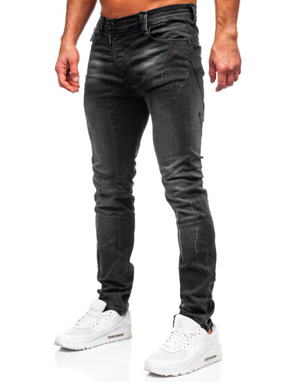 Bolf Herren Jeanshose slim fit Schwarz  MP0025N