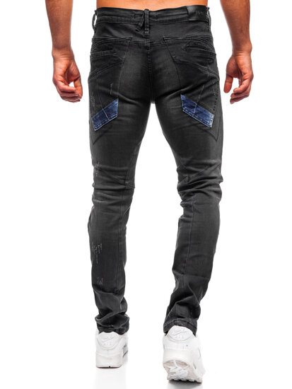 Bolf Herren Jeanshose slim fit Schwarz  MP0025N