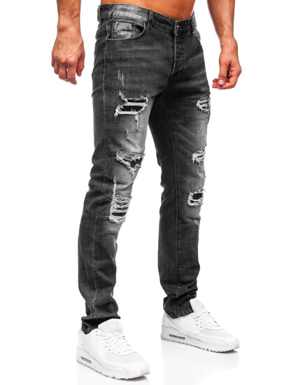 Bolf Herren Jeanshose slim fit Schwarz  MP0075N