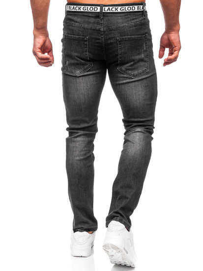 Bolf Herren Jeanshose slim fit Schwarz  MP0083N