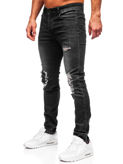 Bolf Herren Jeanshose slim fit Schwarz  MP0085N