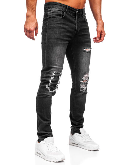 Bolf Herren Jeanshose slim fit Schwarz  MP0085N