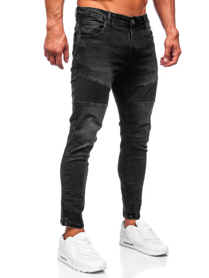 Bolf Herren Jeanshose slim fit Schwarz  TF274