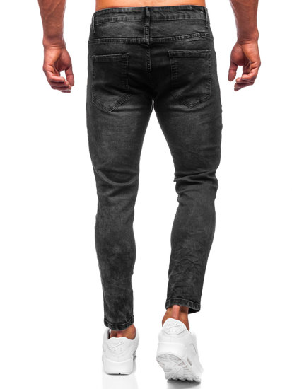 Bolf Herren Jeanshose slim fit Schwarz  TF274