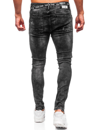 Bolf Herren Jeanshose slim fit Schwarz TF277