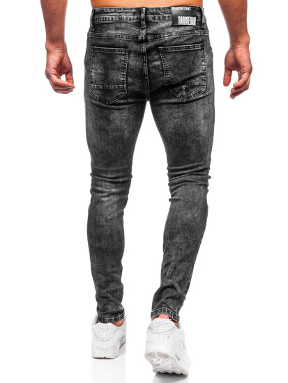 Bolf Herren Jeanshose slim fit Schwarz TF291