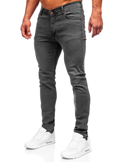 Bolf Herren Jeanshose slim fit Schwarzgrau 6220