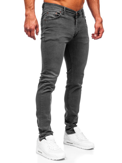 Bolf Herren Jeanshose slim fit Schwarzgrau 6220