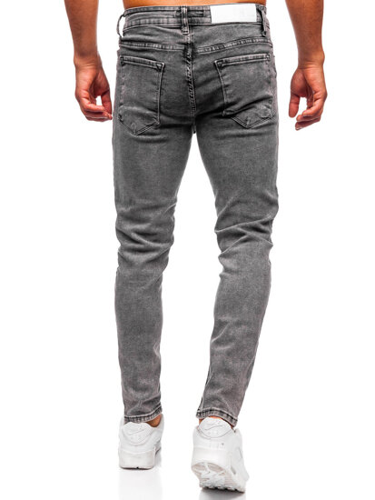 Bolf Herren Jeanshose slim fit Schwarzgrau  6506