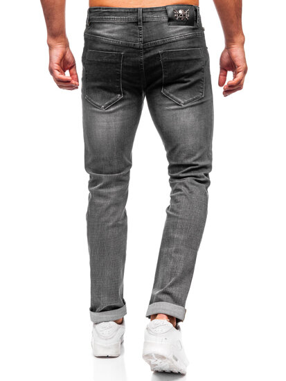 Bolf Herren Jeanshose slim fit Schwarzgrau  MP0169G