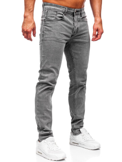 Bolf Herren Jeanshose slim fit Schwarzgrau MP0192GC