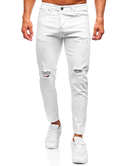 Bolf Herren Jeanshose slim fit Weiß  5872