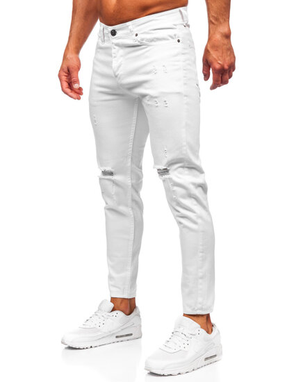 Bolf Herren Jeanshose slim fit Weiß  5872