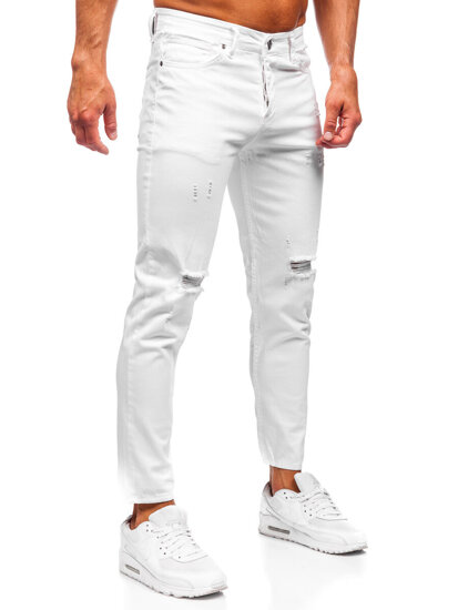 Bolf Herren Jeanshose slim fit Weiß  5872