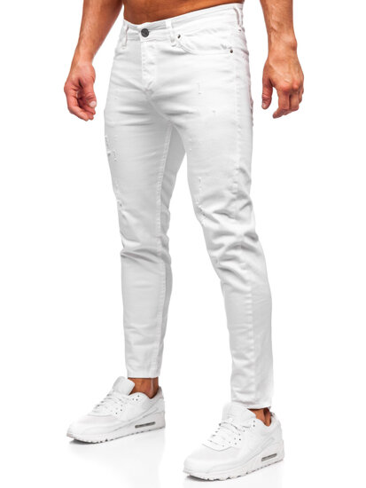 Bolf Herren Jeanshose slim fit Weiß  5876