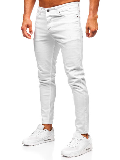 Bolf Herren Jeanshose slim fit Weiß  5888