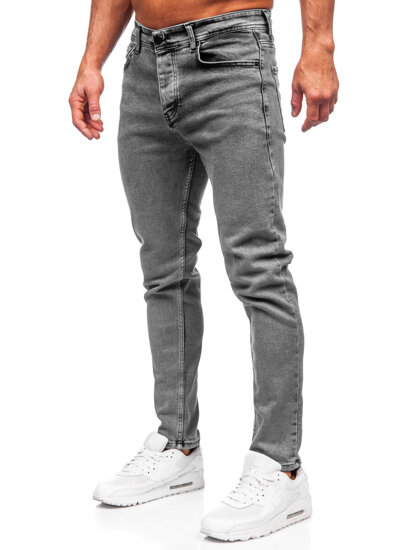 Bolf Herren Jeanshoseregular fit Schwarzgrau  6345