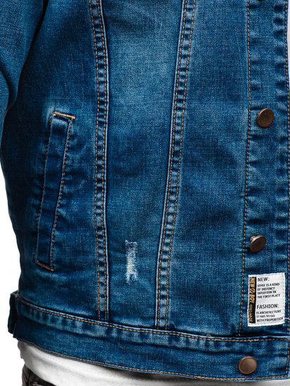 Bolf Herren Jeansjacke Blau  MJ500B