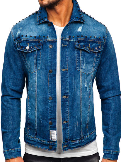 Bolf Herren Jeansjacke Blau  MJ504B