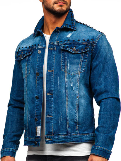 Bolf Herren Jeansjacke Blau  MJ504B