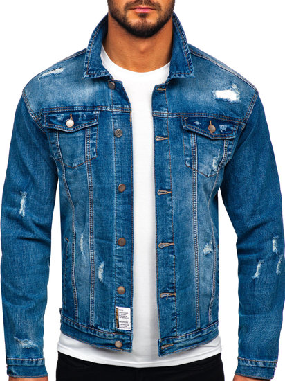 Bolf Herren Jeansjacke Blau  MJ507B