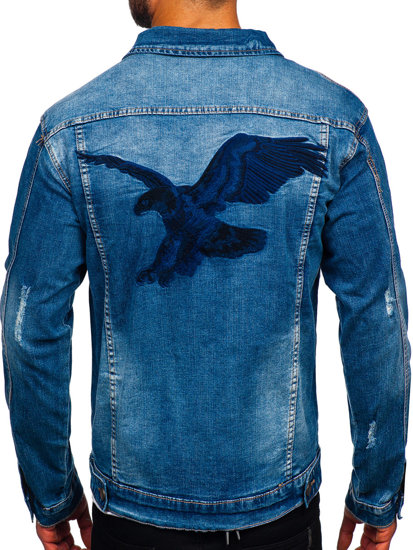 Bolf Herren Jeansjacke Blau  MJ507B