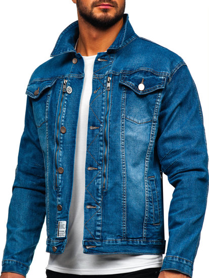 Bolf Herren Jeansjacke Blau  MJ508B