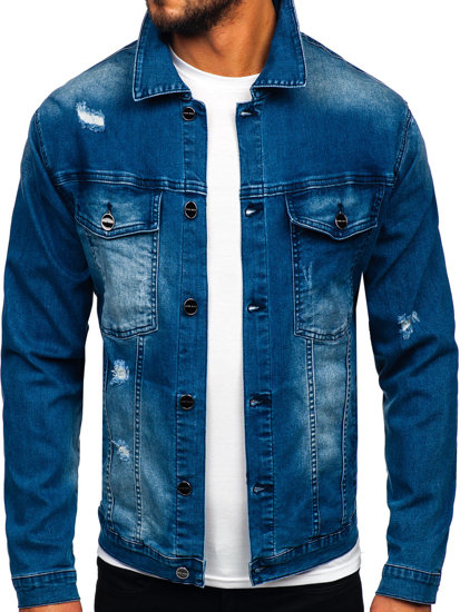 Bolf Herren Jeansjacke Hellblau  MJ506B