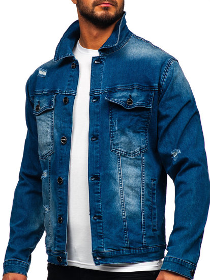 Bolf Herren Jeansjacke Hellblau  MJ506B