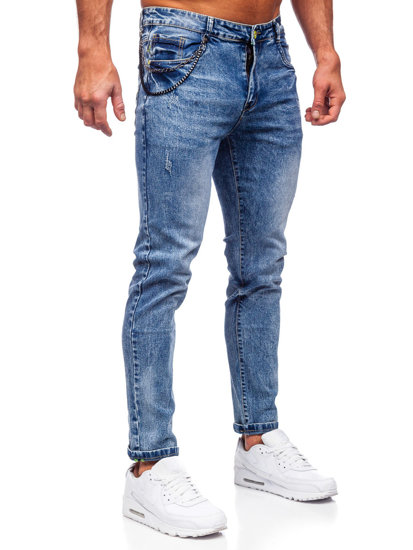 Bolf Herren Jeansjose regular fit Dunkelblau  HY1050