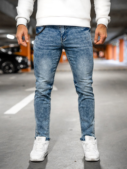 Bolf Herren Jeansjose regular fit Dunkelblau  HY1050