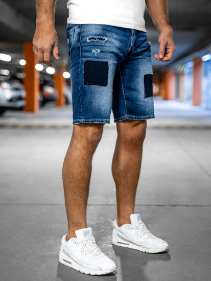 Bolf Herren Jeansshorts Blau  MP0037BA