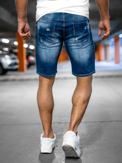 Bolf Herren Jeansshorts Blau  MP0037BA