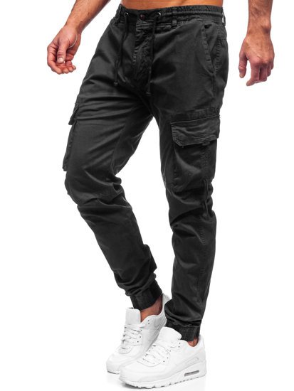 Bolf Herren Jogger Pants Cargohose Schwarz 8956