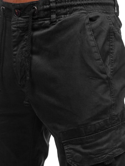 Bolf Herren Jogger Pants Cargohose Schwarz 8956