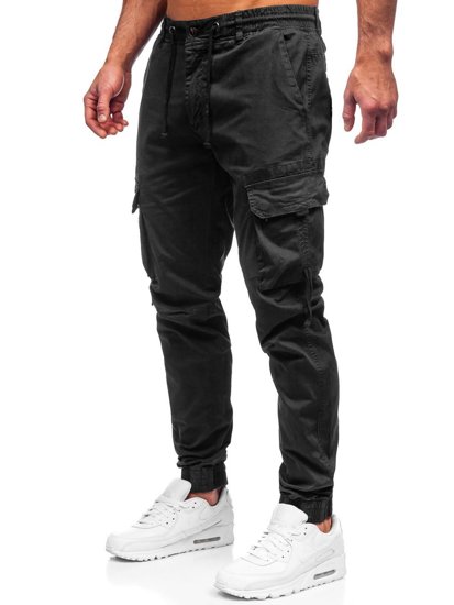 Bolf Herren Jogger Pants Cargohose Schwarz 8956