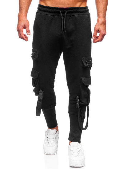 Bolf Herren Jogger Pants Cargohose Schwarz Bolf 6582