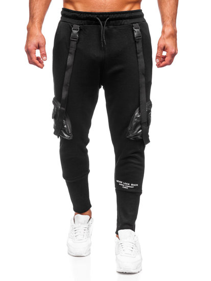 Bolf Herren Jogger Pants Cargohose Schwarz Bolf 6583