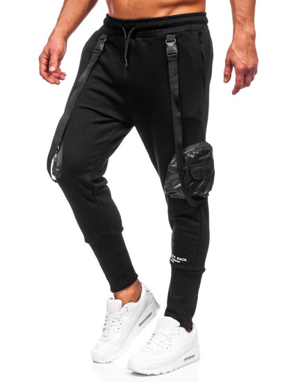 Bolf Herren Jogger Pants Cargohose Schwarz Bolf 6583