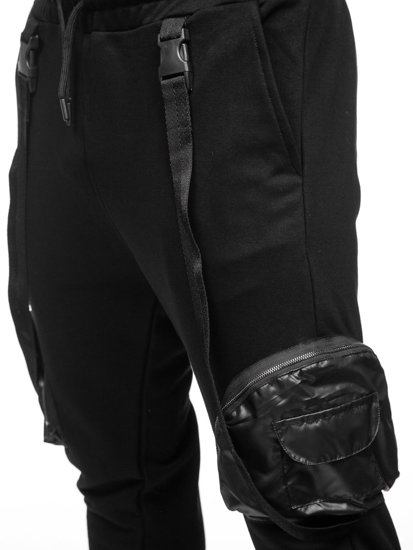 Bolf Herren Jogger Pants Cargohose Schwarz Bolf 6583